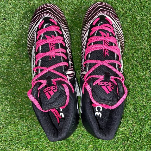 Men\'s Adidas Freak 20 Zebra Football Cleats Pink Multicolor EF8710 Size 14 NEW main image 10